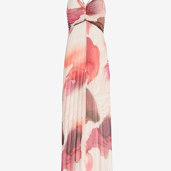 Printed Watercolor Maxi Dress (Wedding Guest) - Picture 4 of 7